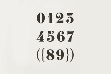 15+ Best Number Fonts