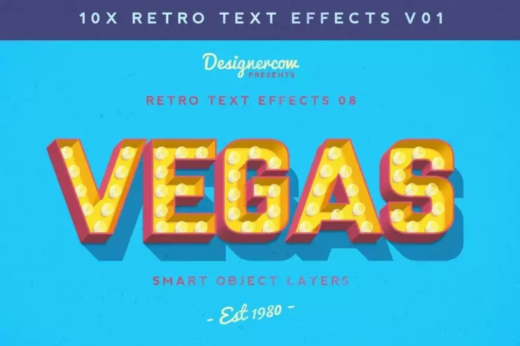 View Information about 10 Retro Text Effects for Photoshop