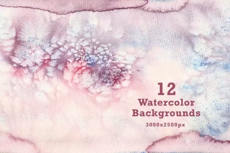 View Information about 12 Watercolor Backgrounds