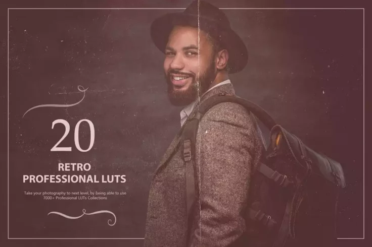 View Information about 20 Retro Lightroom LUTs Pack