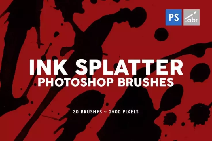 View Information about 30 Ink Splatter Photoshop Stamp Brushes