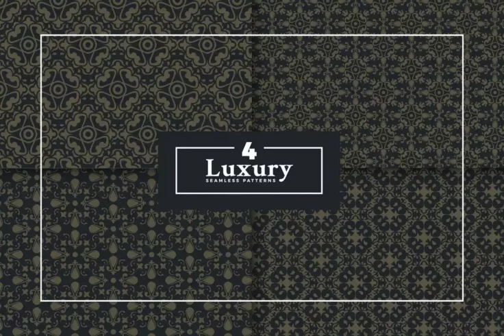 View Information about 4 Luxury Seamless Patterns