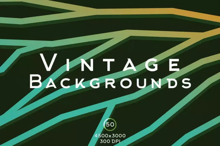 View Information about 50 Vintage Backgrounds