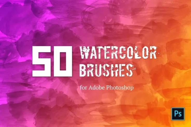 View Information about 50 Watercolor Brushes for Photoshop