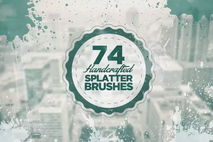 View Information about 74 Handcrafted Splatter Brushes