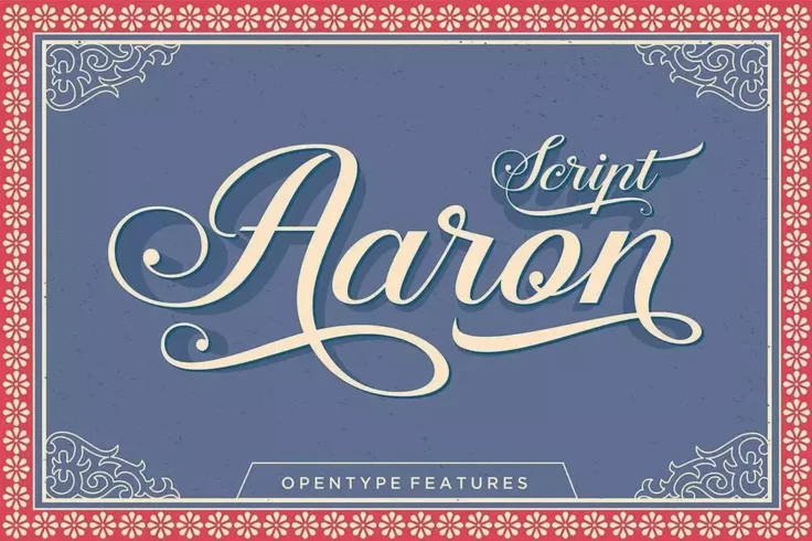 View Information about Aaron Script Font