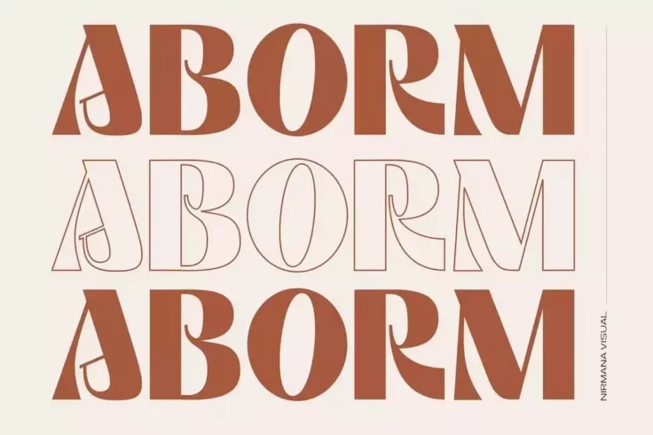 View Information about Aborm Fashion Logo Font