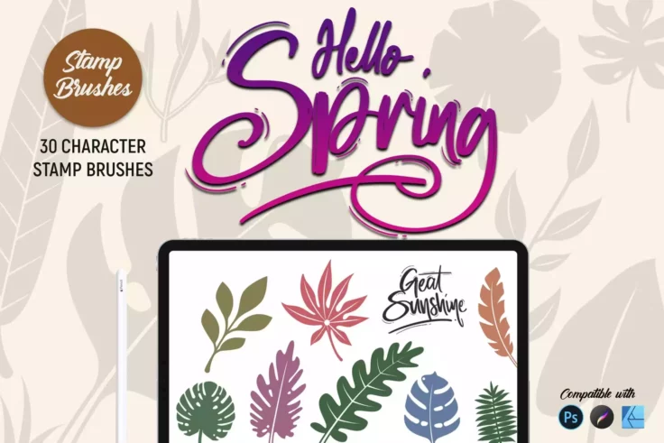 View Information about Hello Spring Affinity Designer Brushes