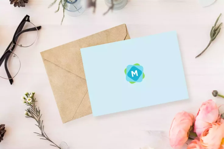 View Information about Beautiful Greeting Card Mockup