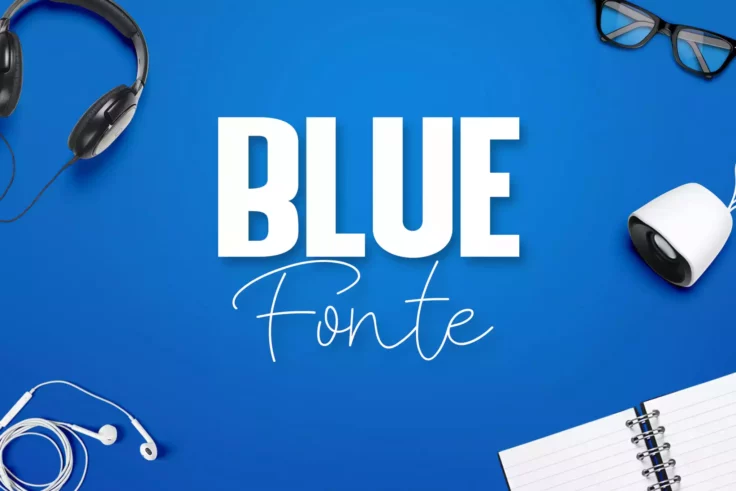 View Information about Blue Fonte Font Duo