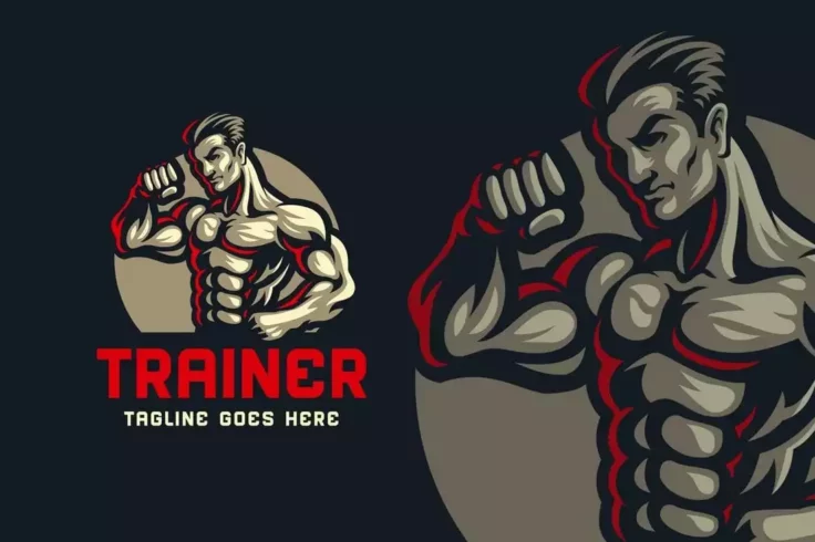 View Information about Body Builder & Gym Logo Template 