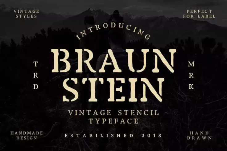 View Information about Braunstein Font