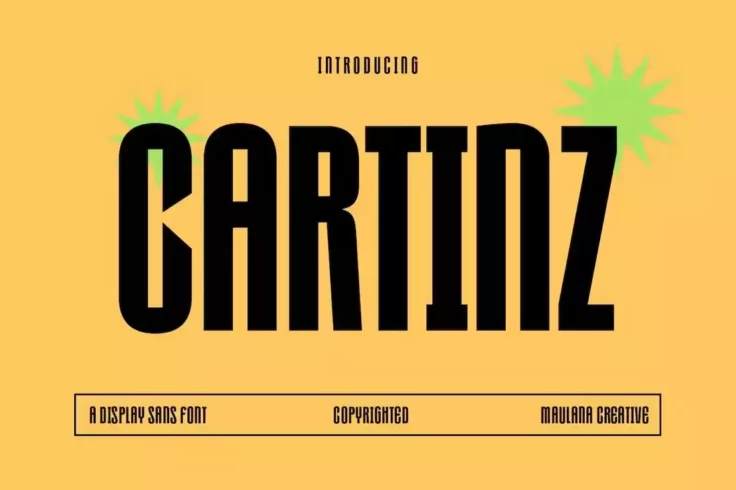 View Information about Cartinz Modern Art Deco Font