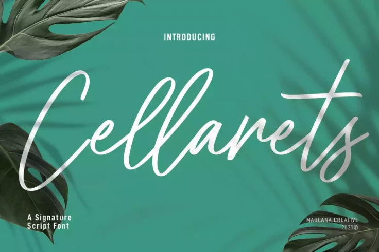 View Information about Calleraets Signature Script Font