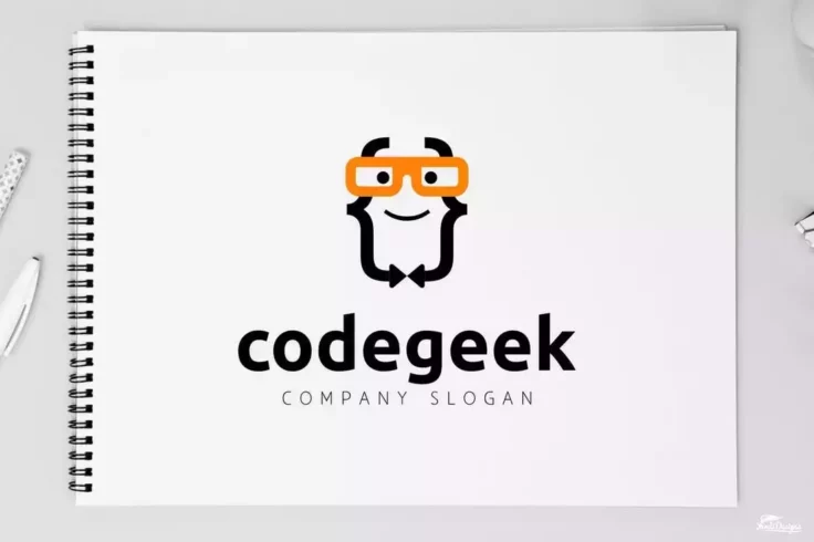 View Information about Code Geek Affinity Designer Logo Template