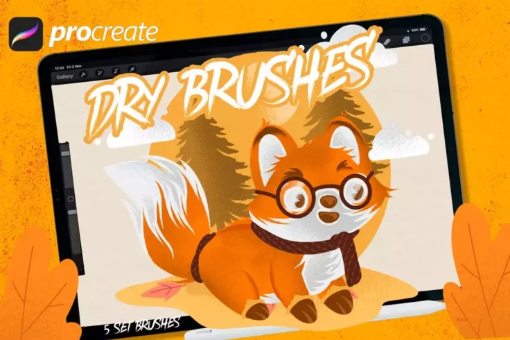 View Information about Dans Dry Brush Collection for Procreate