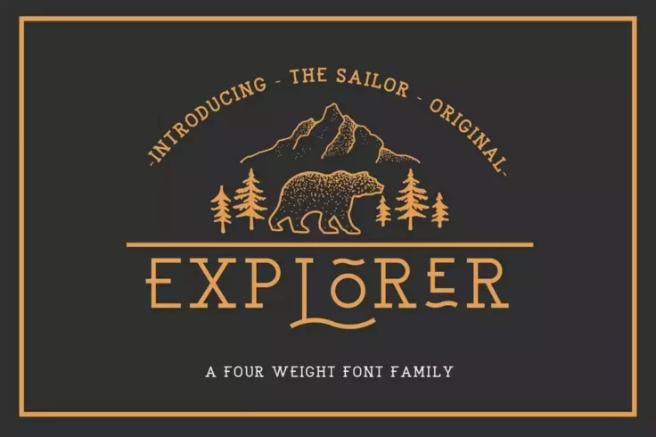 View Information about EXPLORER Sailor Original Typeface