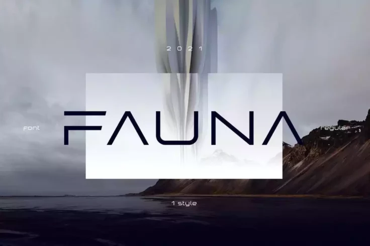 View Information about Fauna Futuristic Display Font