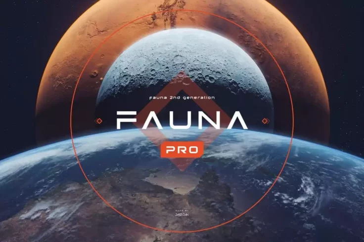 View Information about Fauna Pro Unique Futuristic Sci-Fi Font