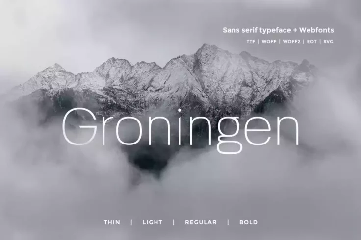 View Information about Groningen Modern Clean Fonts