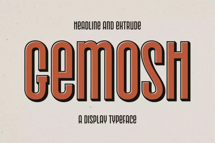 View Information about Gemosh Title Font