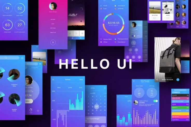 View Information about Hello UI Kit & Sketch Resources