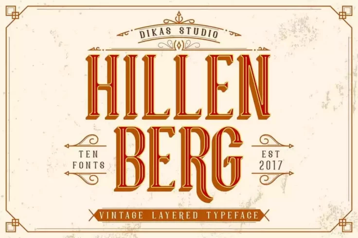 View Information about Hillenberg Vintage Fonts Collection