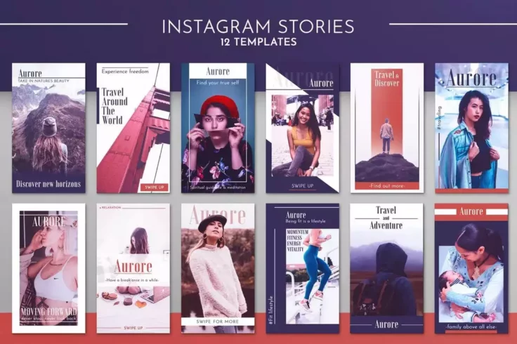 View Information about Instagram Story Template Kit