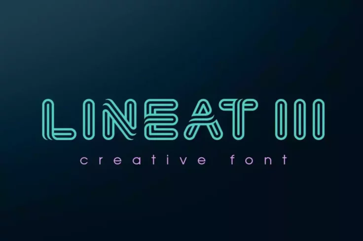 View Information about Lineat III Creative Font