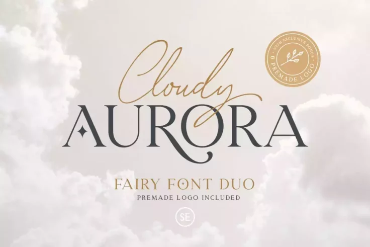 View Information about Cloudy Aurora Font Duo