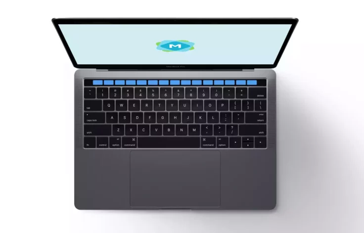 View Information about MacBook Pro & Touch Bar Mockup Set