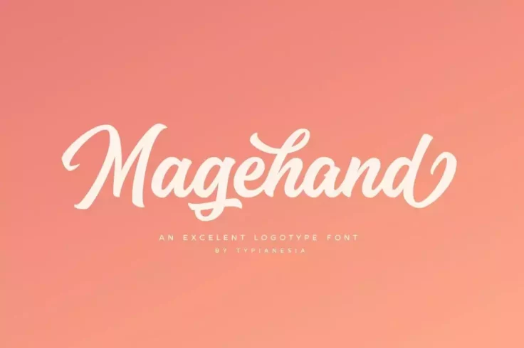 View Information about Magehand Logo Font