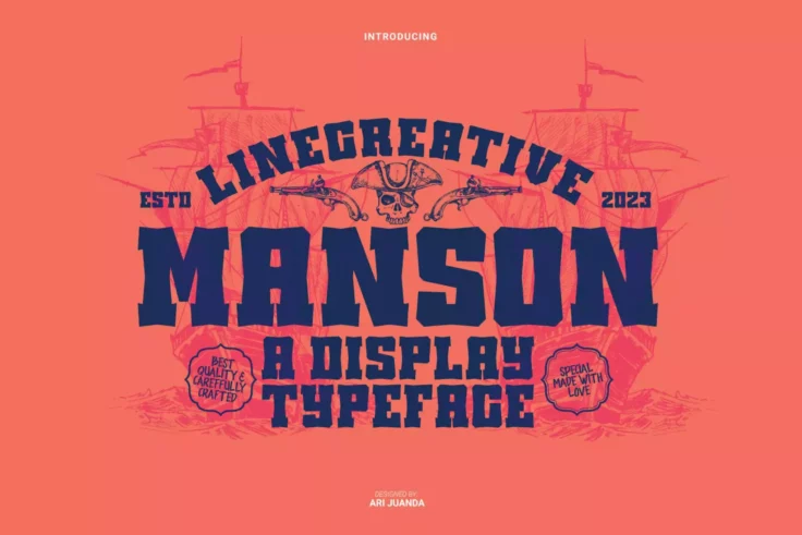 View Information about Manson Vintage Slab Serif Font