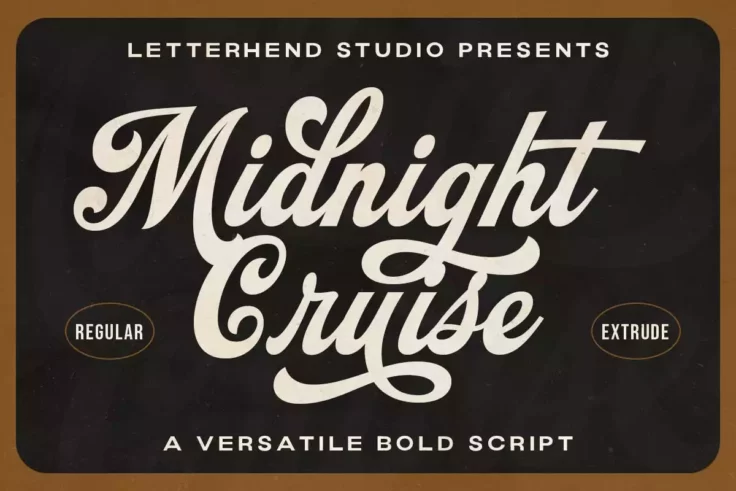 View Information about Midnight Cruise Baseball-Style Font