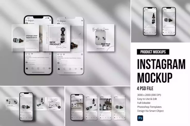 View Information about Minimal Phone Screen Instagram Mockups