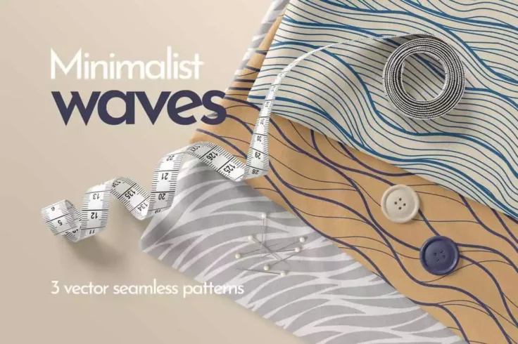 View Information about Minimalist Waves Seamless Patterns