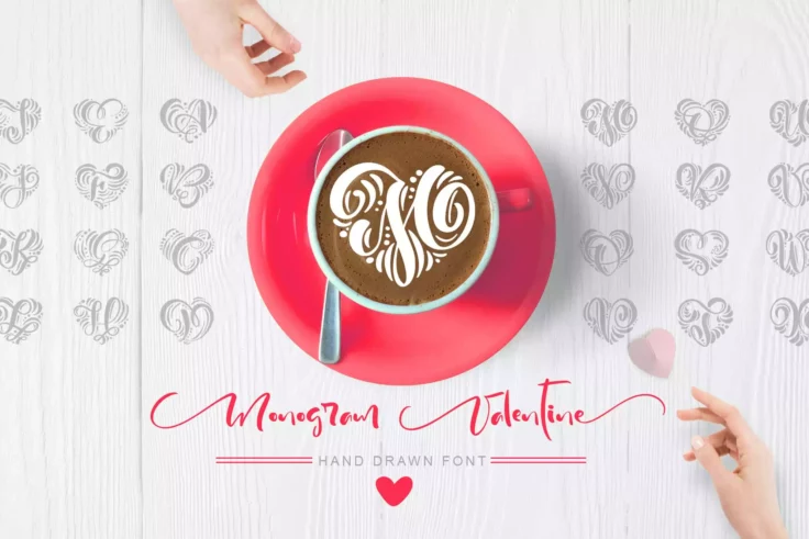 View Information about Valentine’s Monogram Font