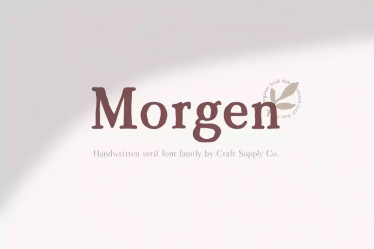 View Information about Morgen Handwritten Serif Font Family