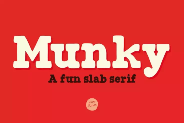 View Information about Munky Slab-Serif Retro Font