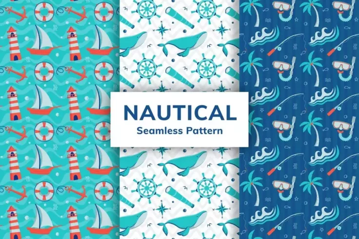 View Information about Nautical Seamless Patterns