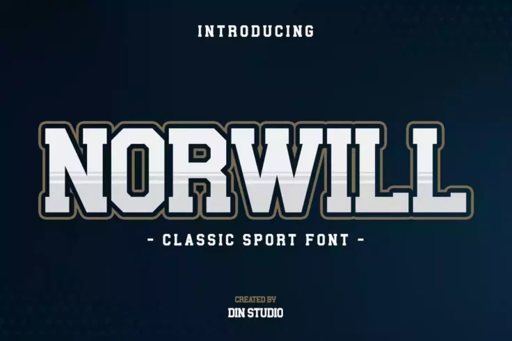 View Information about Norwill Bold Sport Font