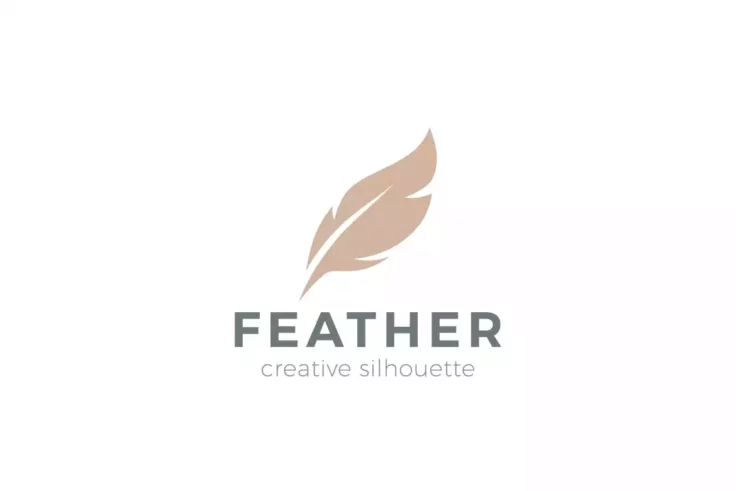 View Information about Feather Simple Logo Template