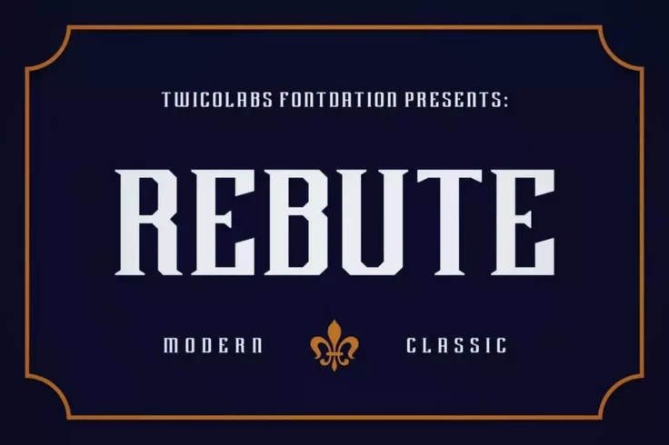 View Information about Rebute Slab Serif Font