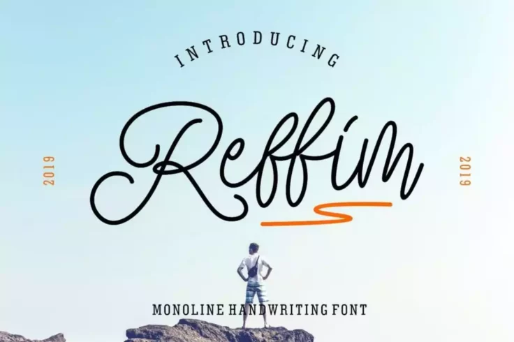 View Information about Reffim Monoline Handwriting Font