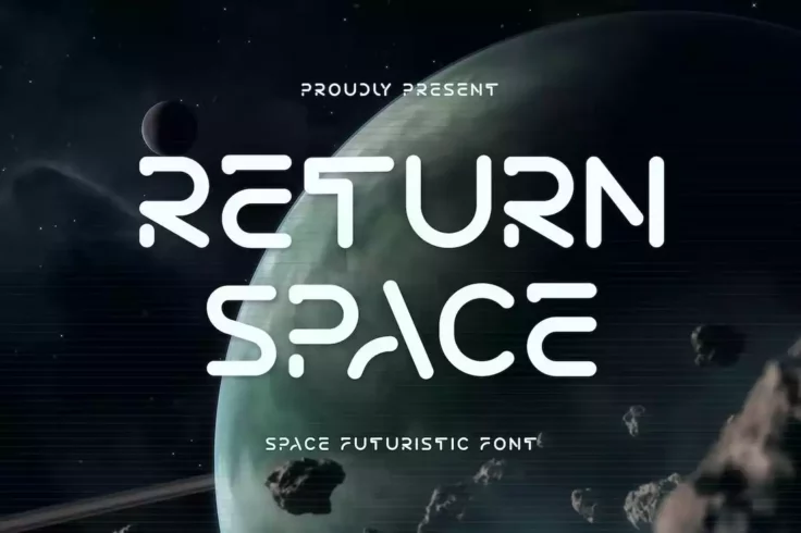 View Information about Return Space Futuristic Font