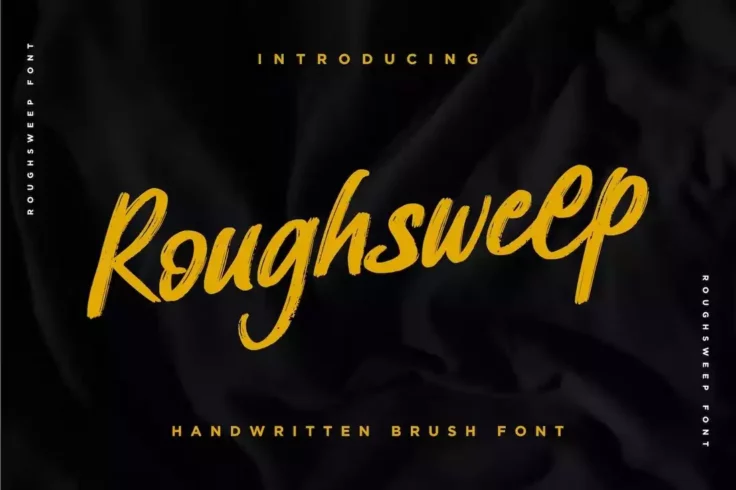 View Information about Roughsweep Handwritten Brush Font