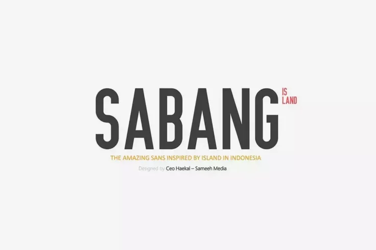 View Information about Sabang Island Condensed Font