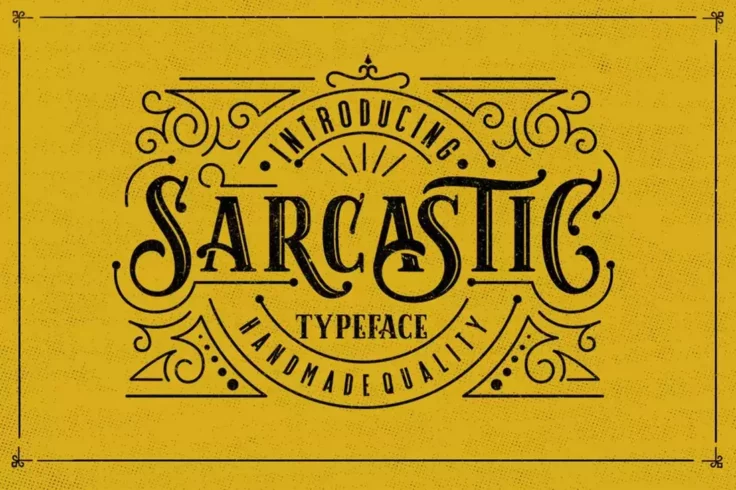 View Information about Sarcastic Tattoo Font