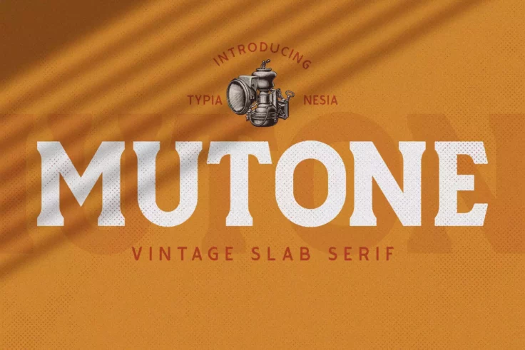 View Information about Mutone Classic Slab Serif Font