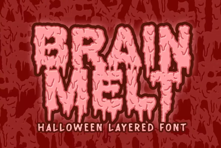 View Information about Brain Melt Font